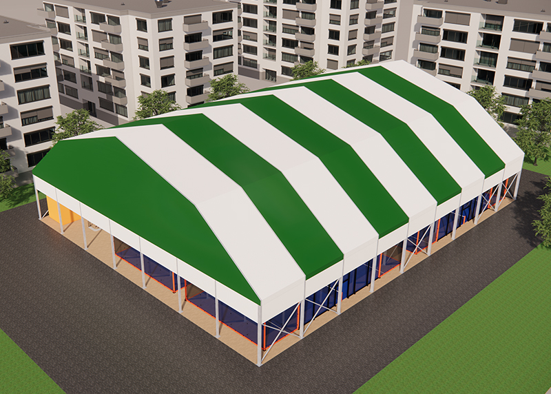 Arched aluminum alloy tent