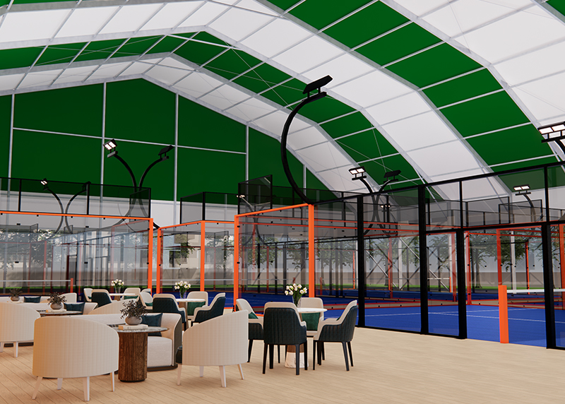 Arched aluminum alloy tent