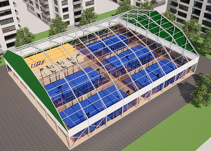 Portable aluminum alloy tent