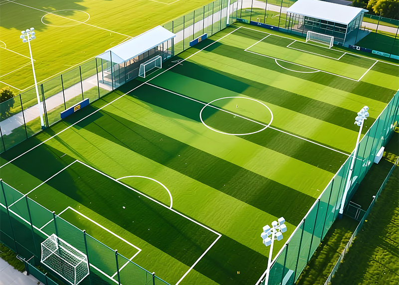 Assembled Frame Football Cage