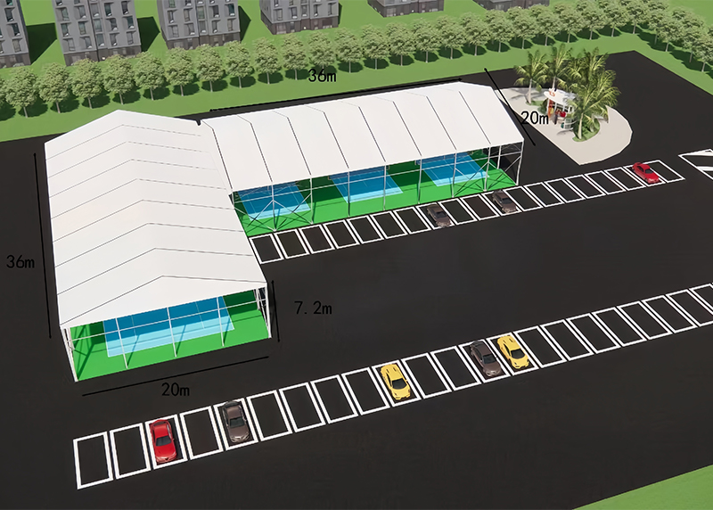 A-frame aluminum alloy tent