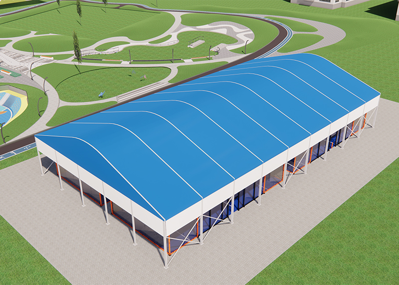 Portable aluminum alloy tent