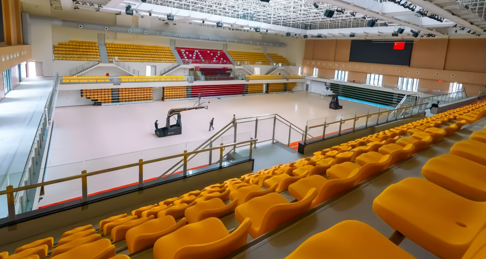 Basketball court Electric Grandstand