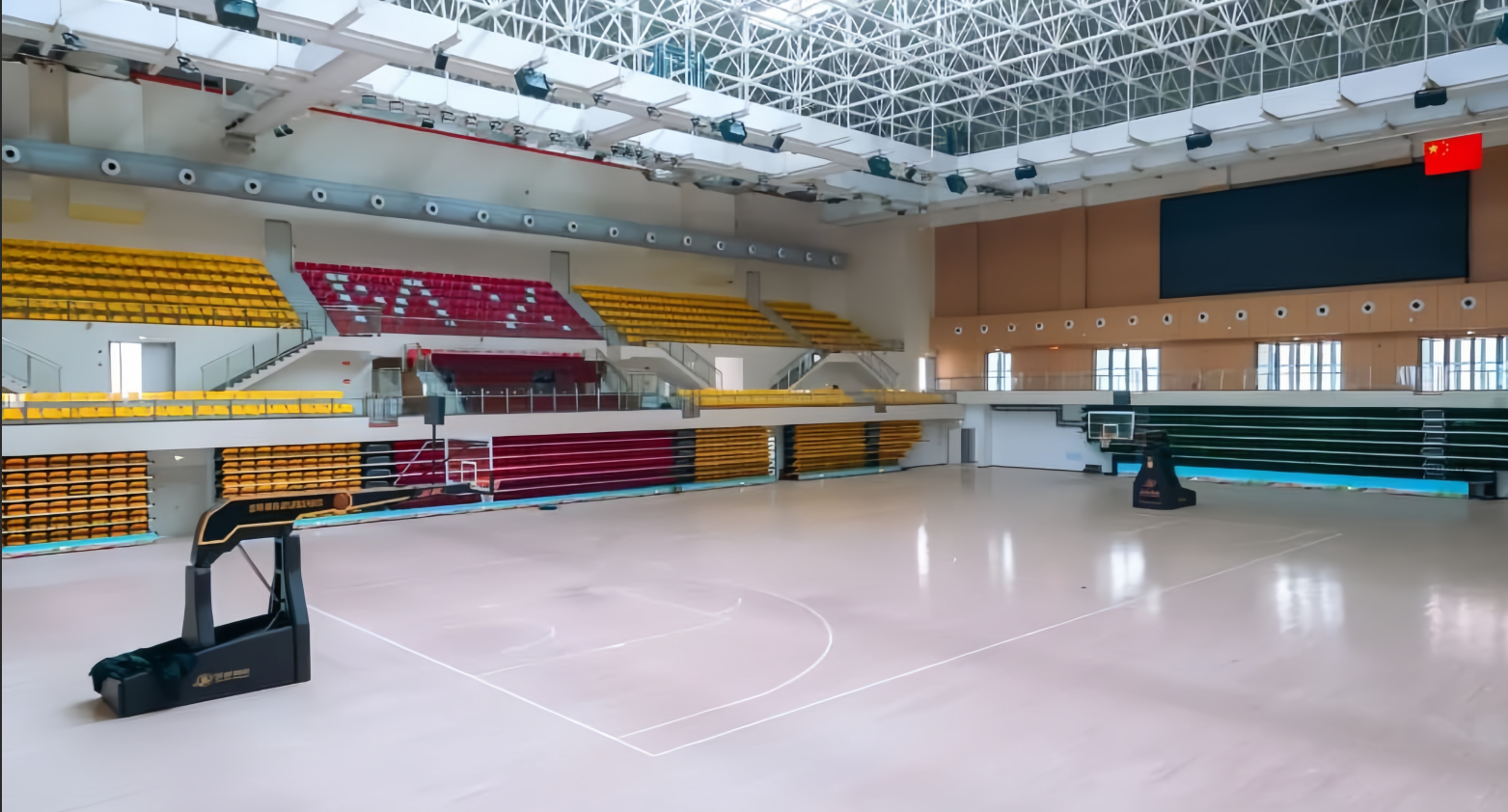 Basketball court Electric Grandstand