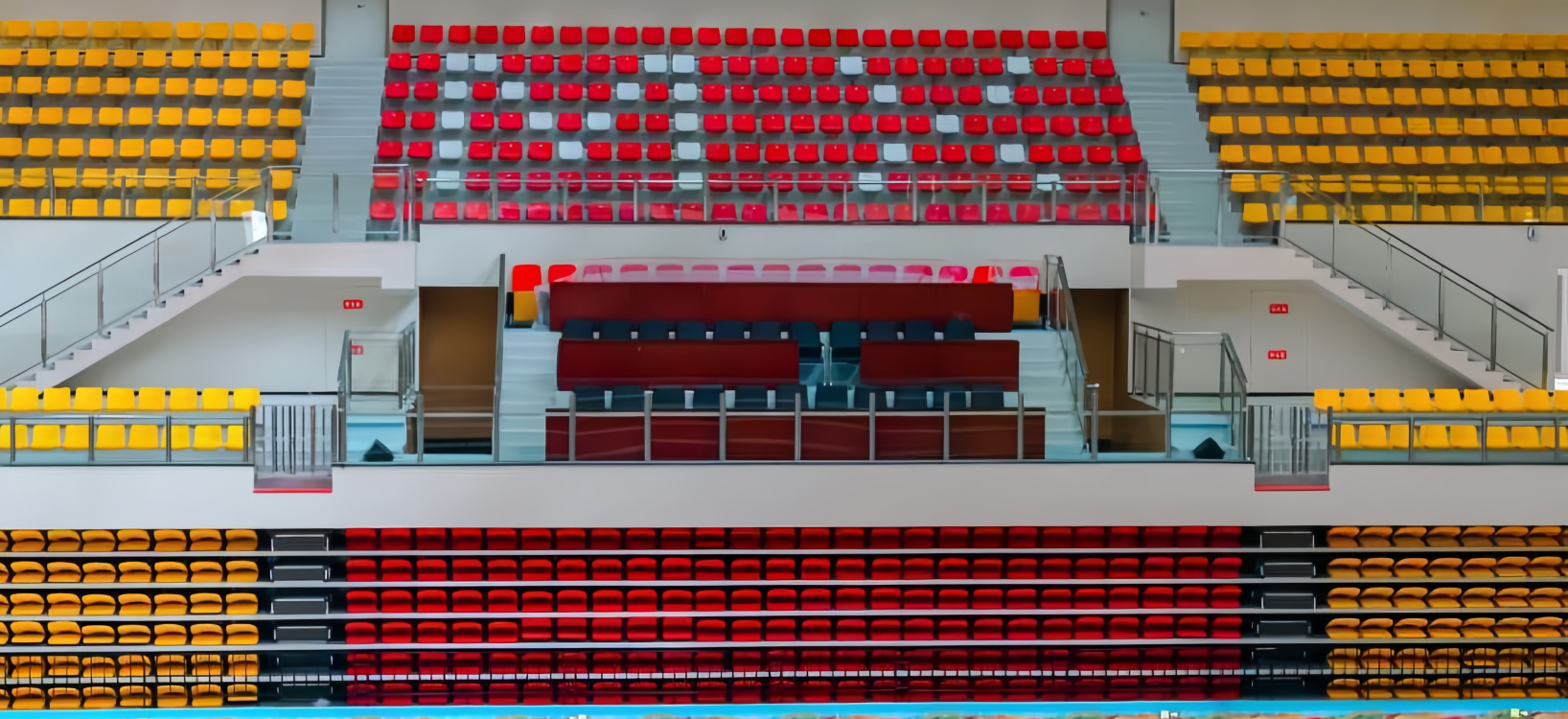 Basketball court Electric Grandstand