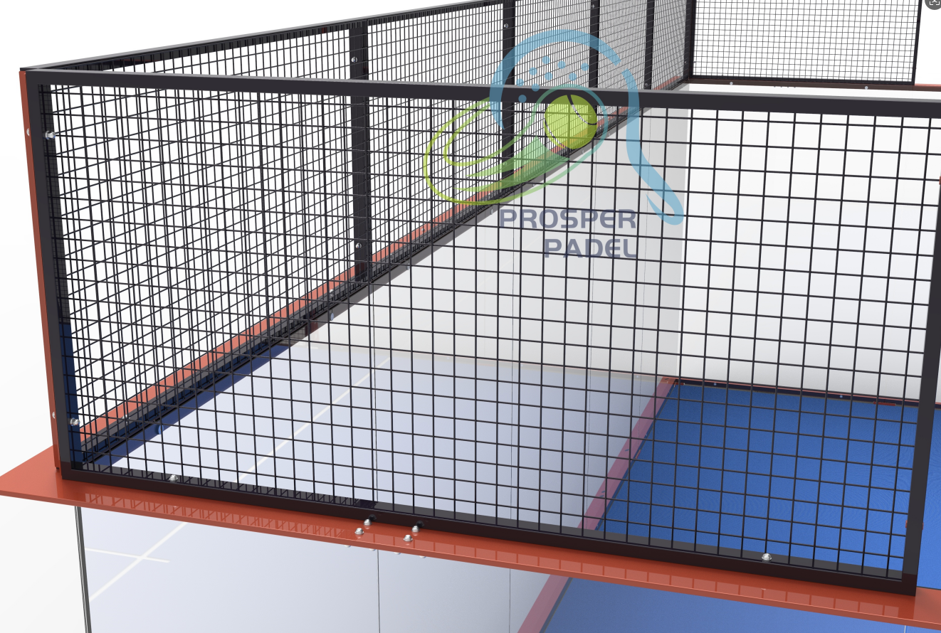 Special-Shaped Steel Pipe Full PanoramicPadel Court JZX-014