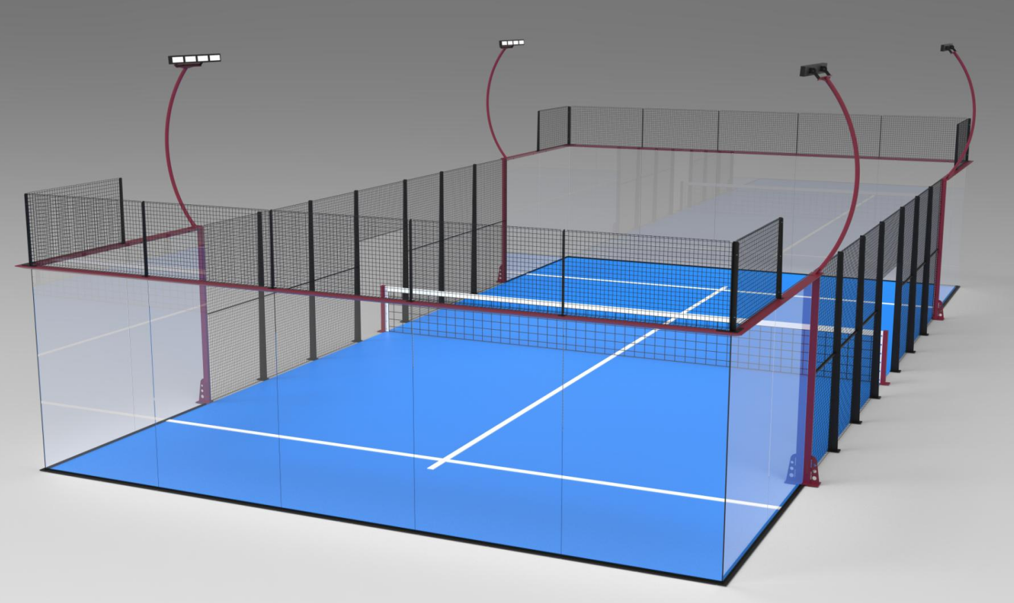 Luxury Super-Panoramic Padel Court JZX-012